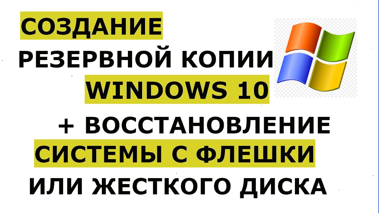 Резервная копия Windows 10
